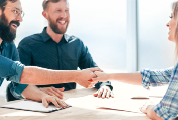 Careers at ECT - People shaking hands